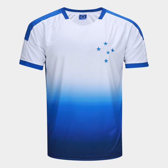 Camiseta Cruzeiro Dry Masculina - Branco