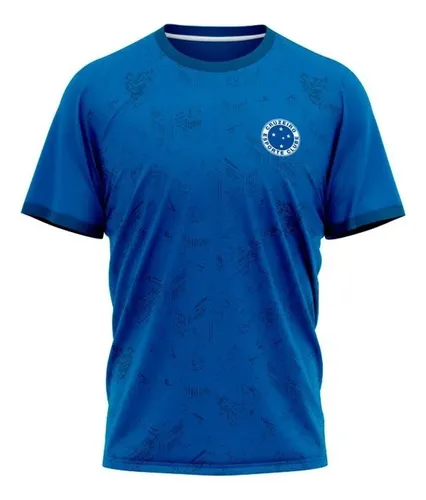 Camiseta Masculina Cruzeiro Azul Original
